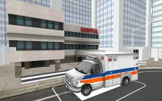 Ambulance Car Parking 3D android App screenshot 2